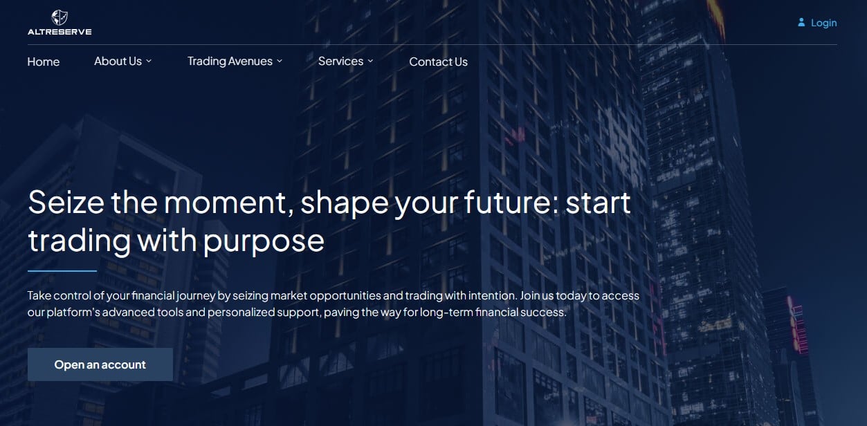 AltReserve Website
