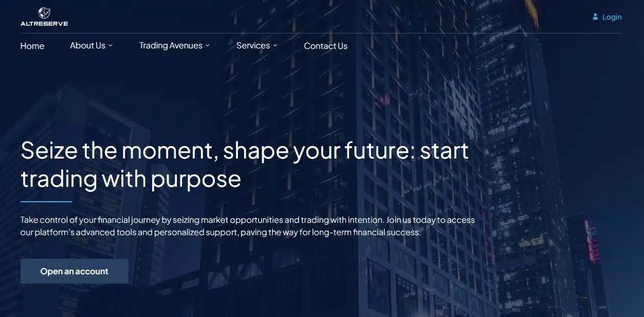 AltReserve Website