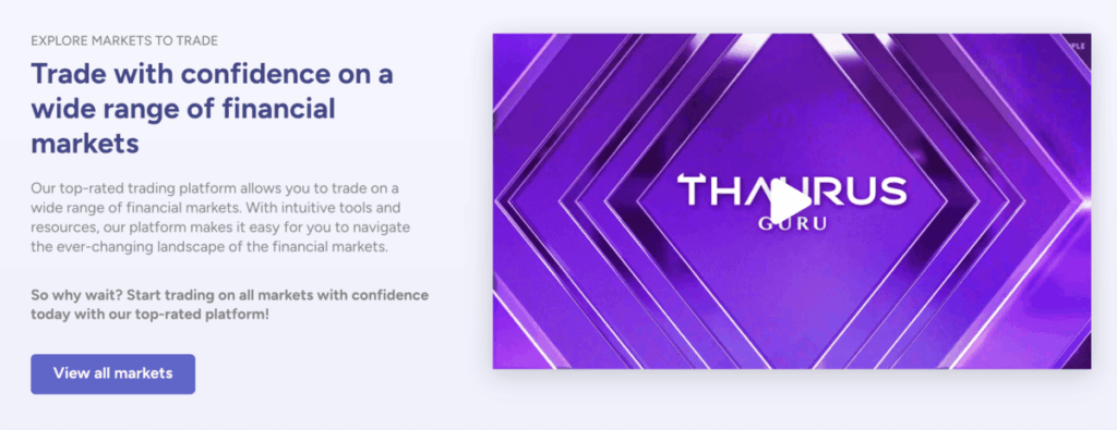 Thaurus page screenshot